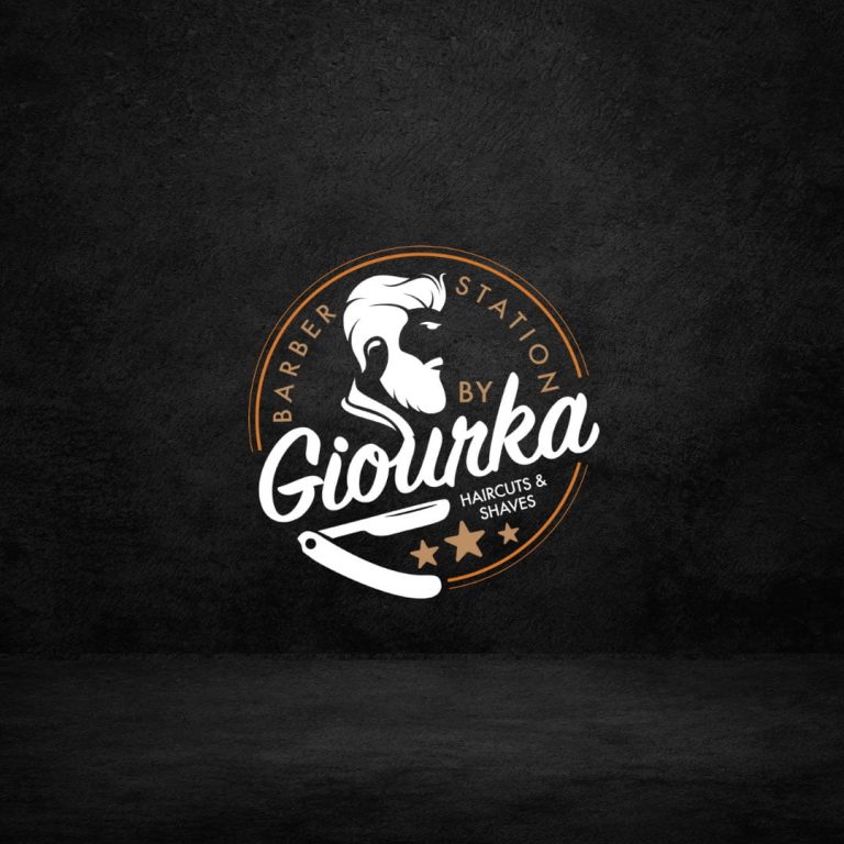Giourka Barber Station Λογότυπο